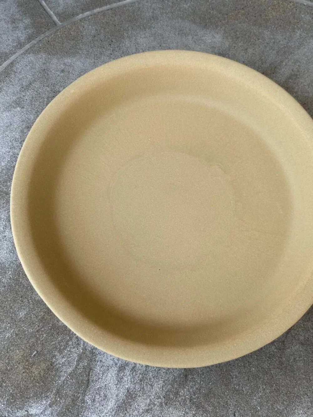 Papered Chef Stoneware 9” Pie Plate w/Recipe and Instruction Book